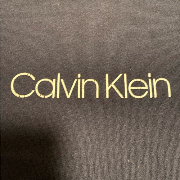 Calvin Klein pajama set size XS navy blue white cotton blend jogger long sleeve - Picture 6 of 14